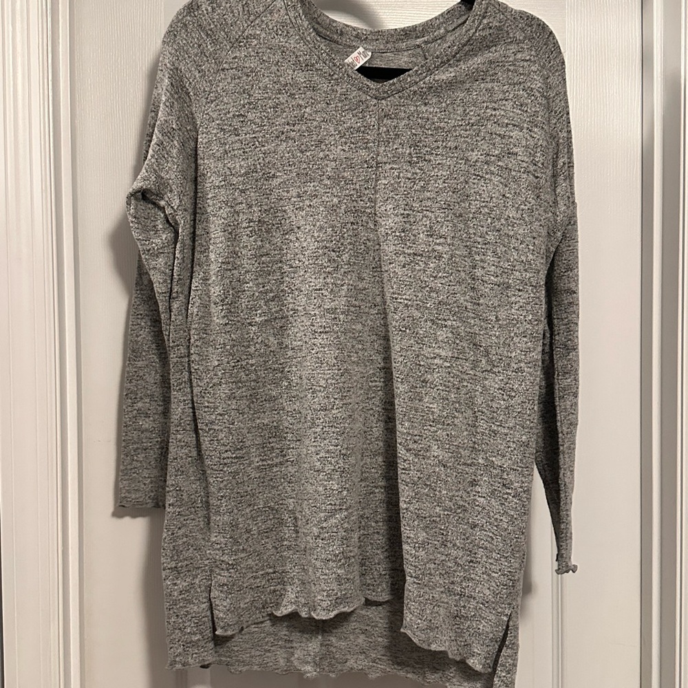 Nursing/Breastfeeding Gray Women's Top